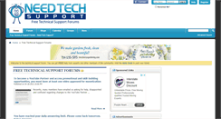 Desktop Screenshot of needtechsupport.com